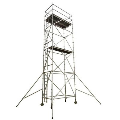 좋은 가격 모바일 알루미늄 스캐폴드 타워 1.8mm 3.2mm 두께 야외 건물 건설 온라인으로