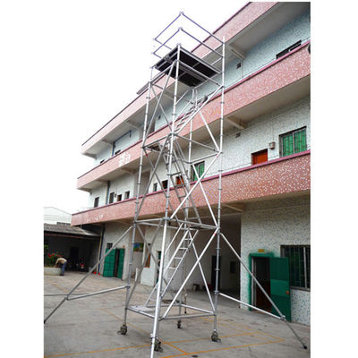 품질 링 잠금 알루미늄 스캐폴드 타워 1.8mm 두께 2-50m 높이 GS CE 인증 공장